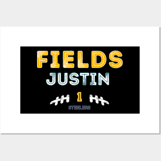 FIELDS JUSTIN NUMBER 1 STEELERS Posters and Art